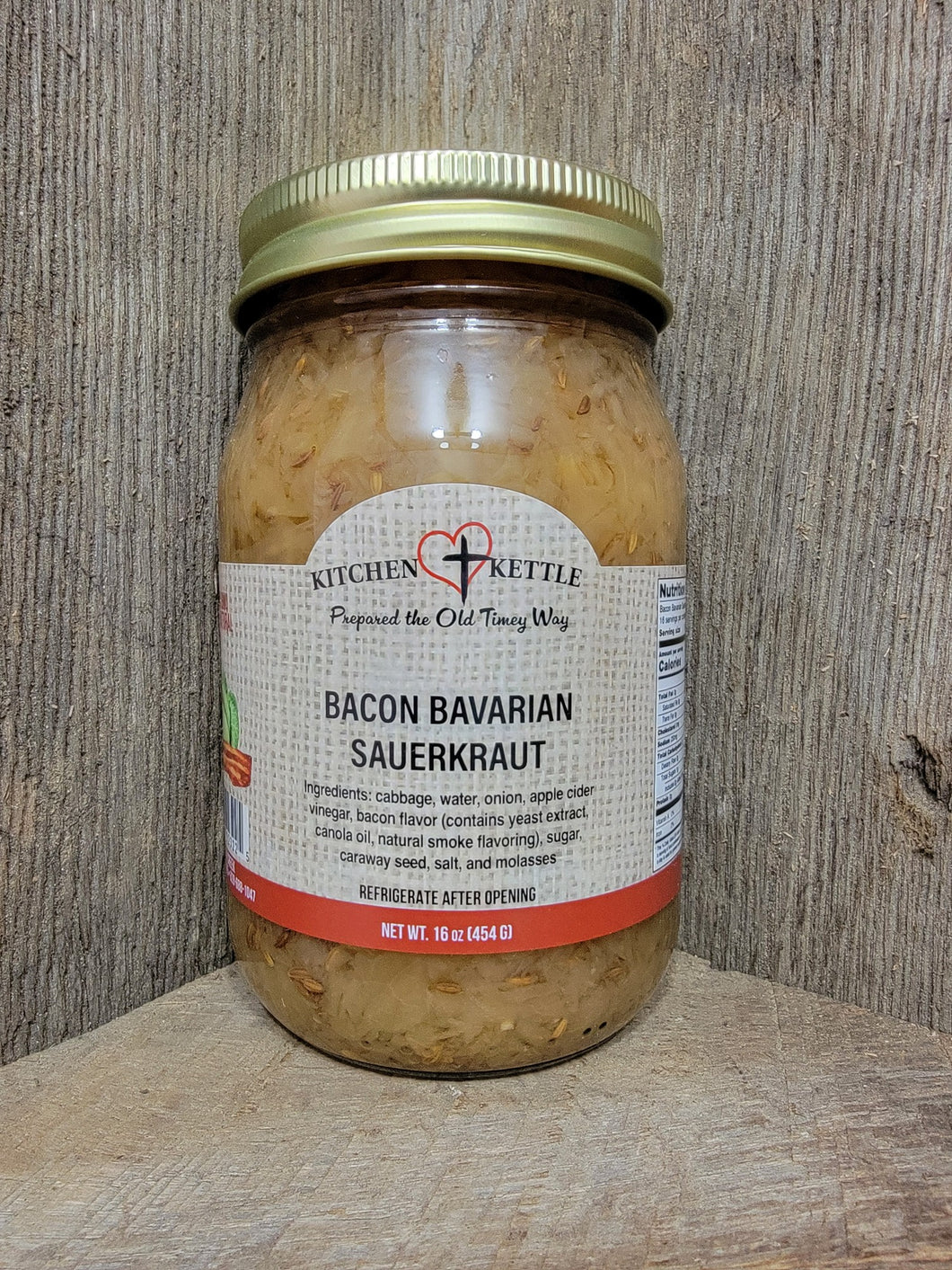 Bacon Bavarian Sauerkraut 16oz