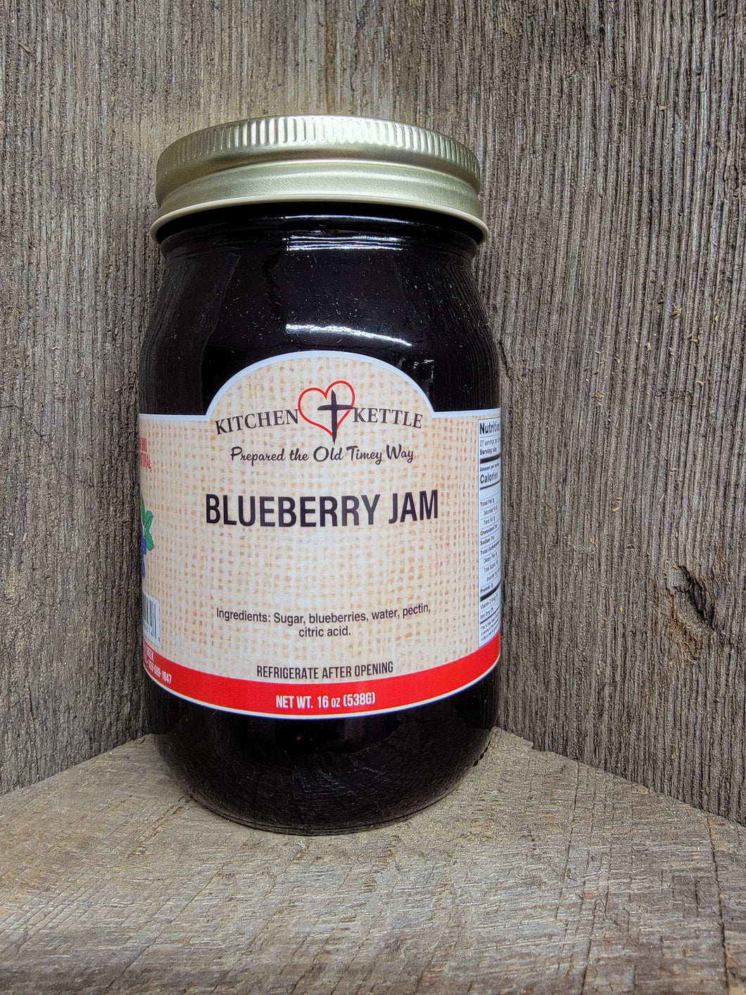 Blueberry Jam 16oz