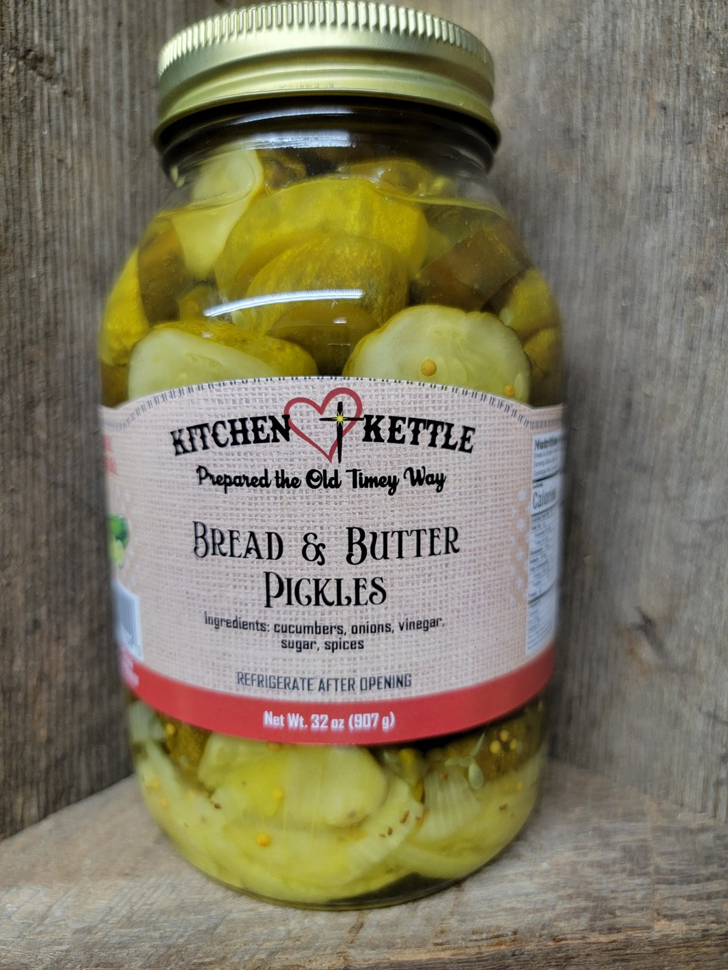 Bread & Butter Pickles 32oz