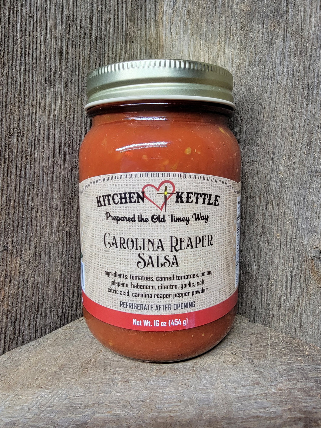 Carolina Reaper Salsa 16oz