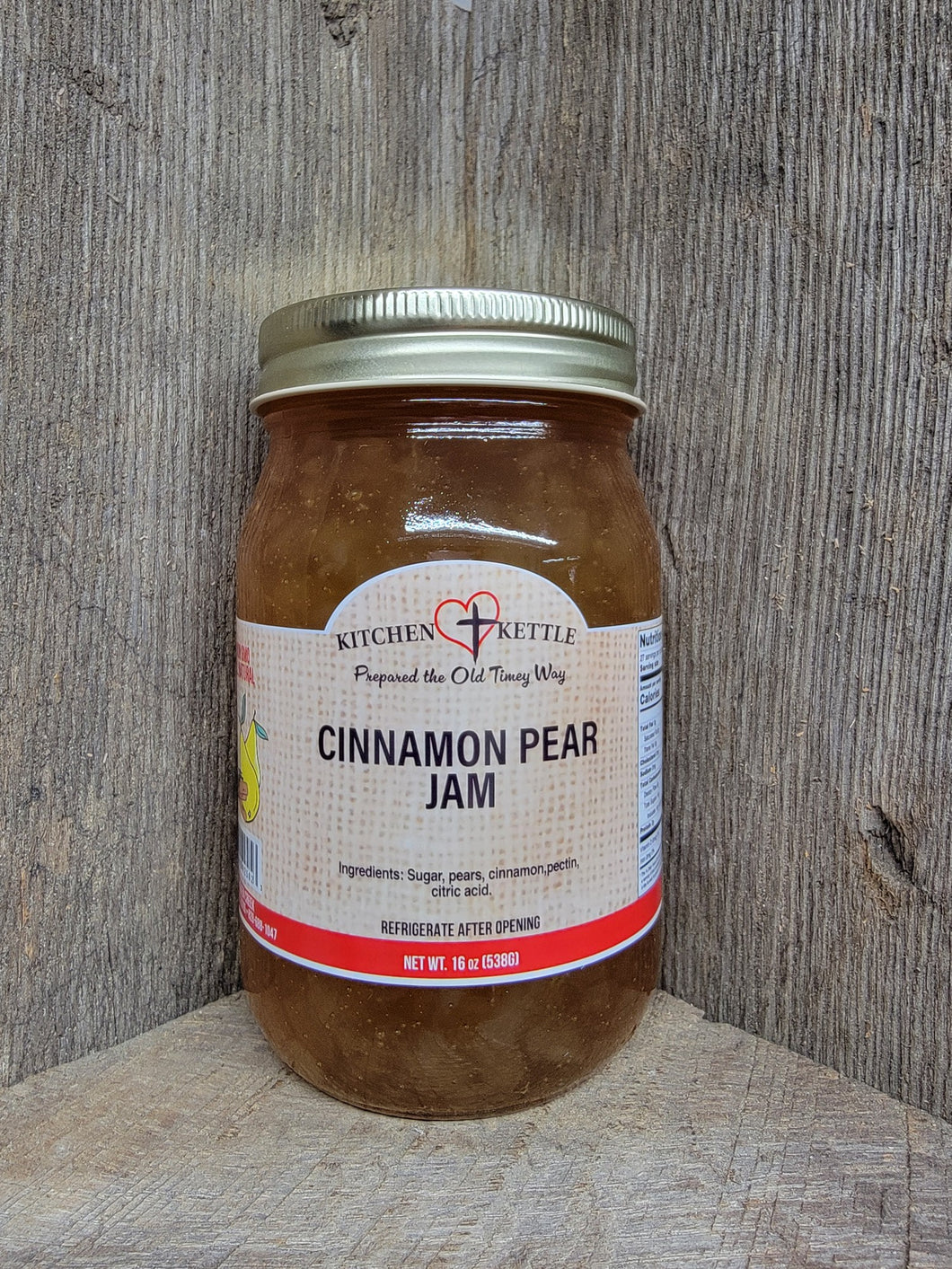 Cinnamon Pear Jam 16oz