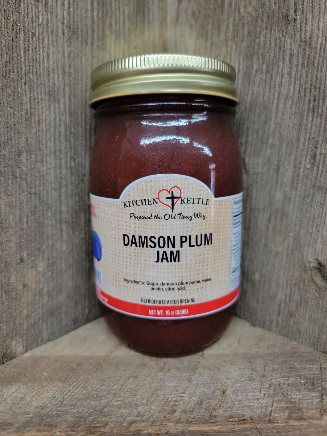 Damson Plum Jam 16oz