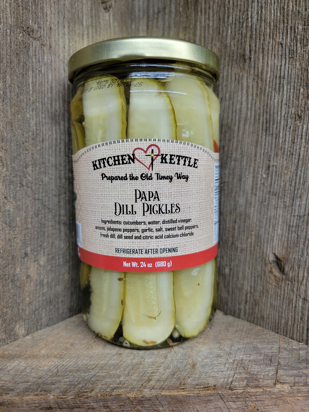 Papa Dill Pickles 24oz