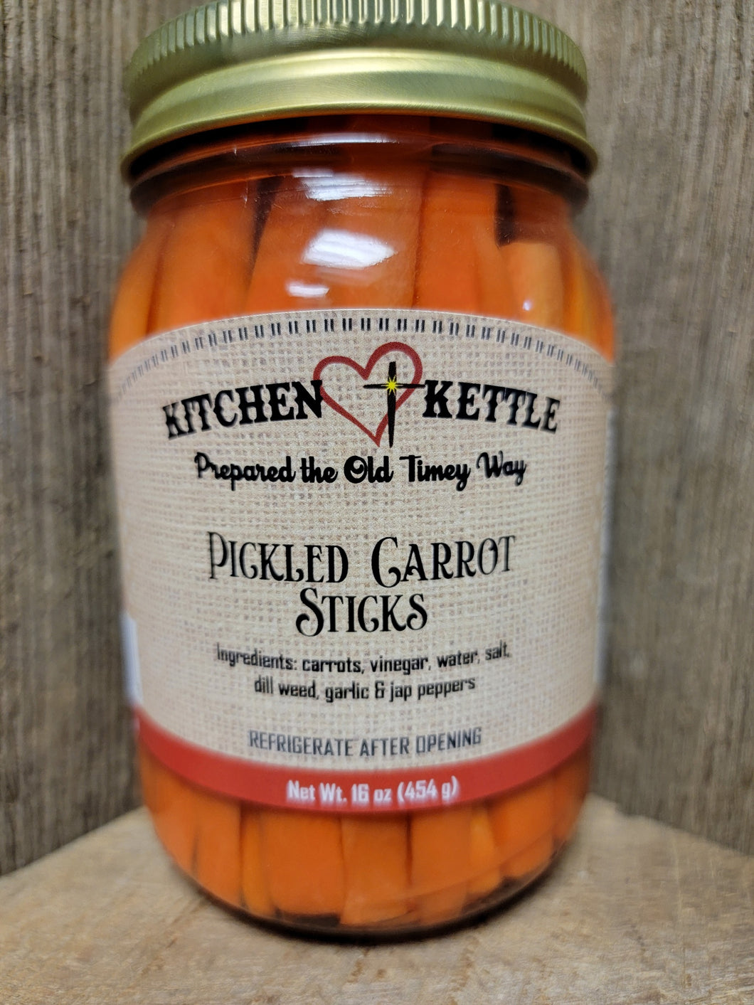 Pickled Carrot Sticks 16oz