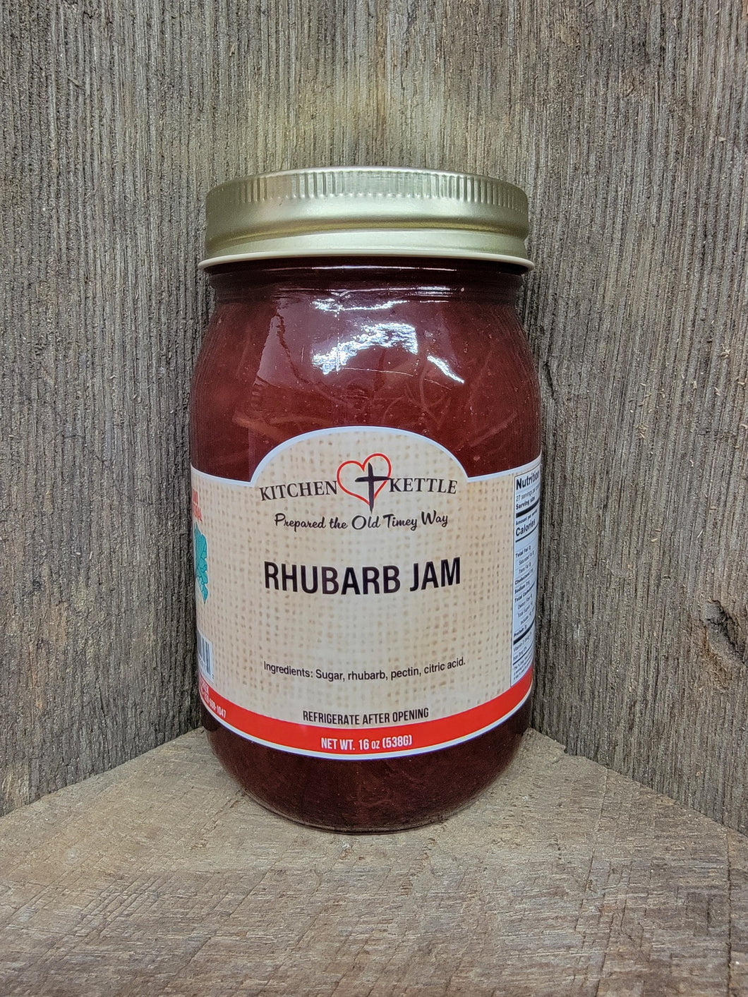 Rhubarb Jam 16oz