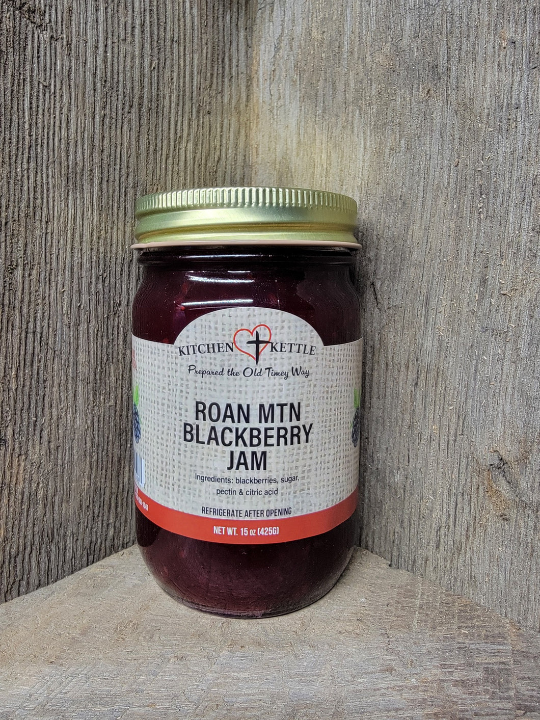 Roan Mtn Blackberry Jam 15oz