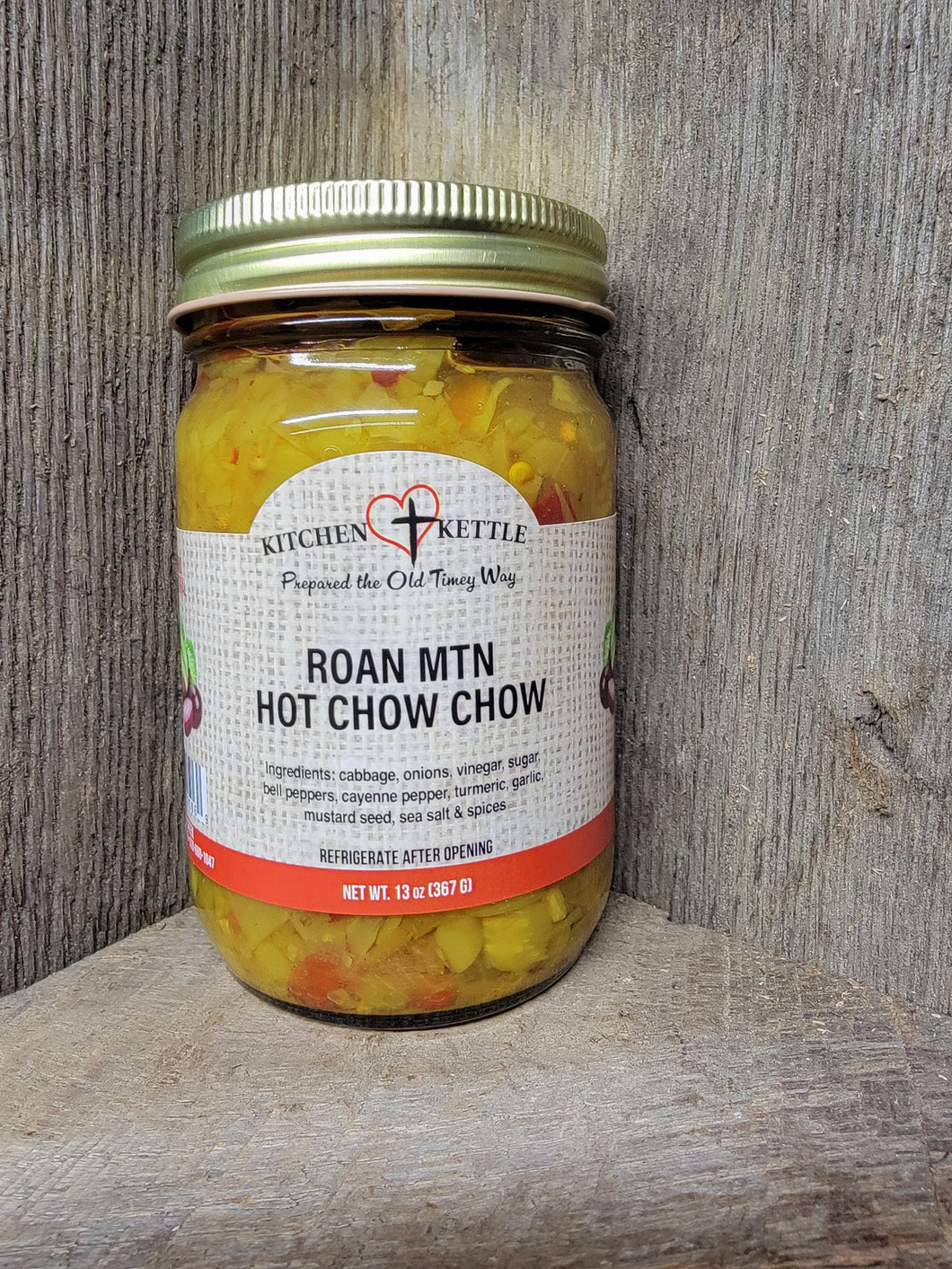 Roan Mtn Hot Chow Chow 13oz