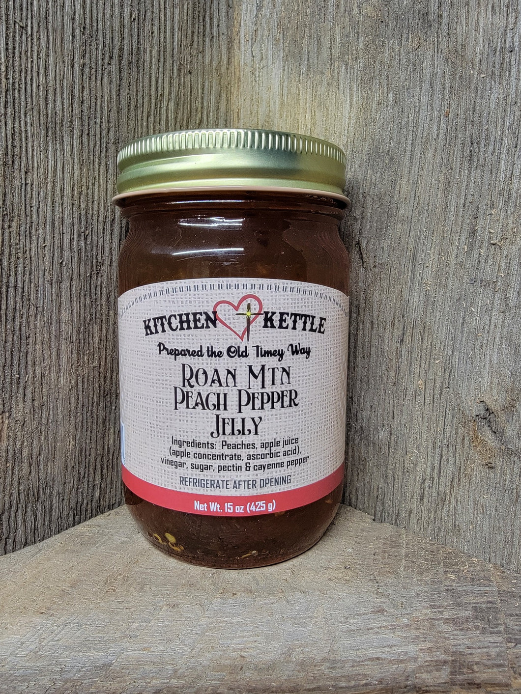 Roan Mtn Peach Pepper Jelly 15oz