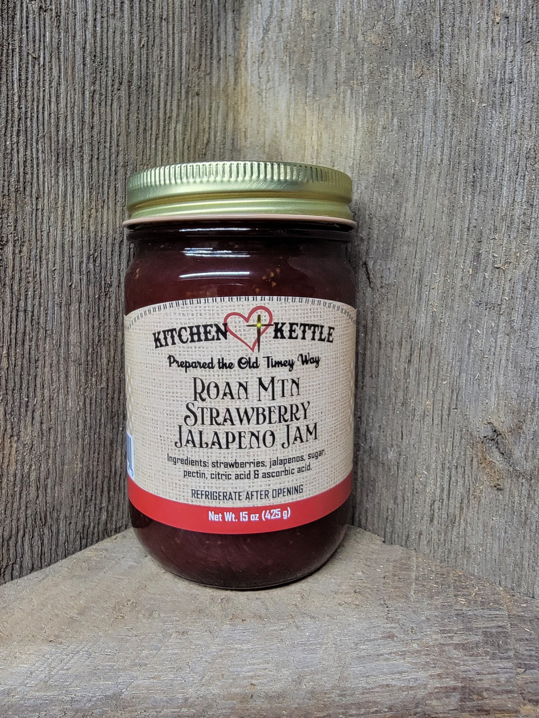 Roan Mtn Strawberry Jalapeno Jam 15oz