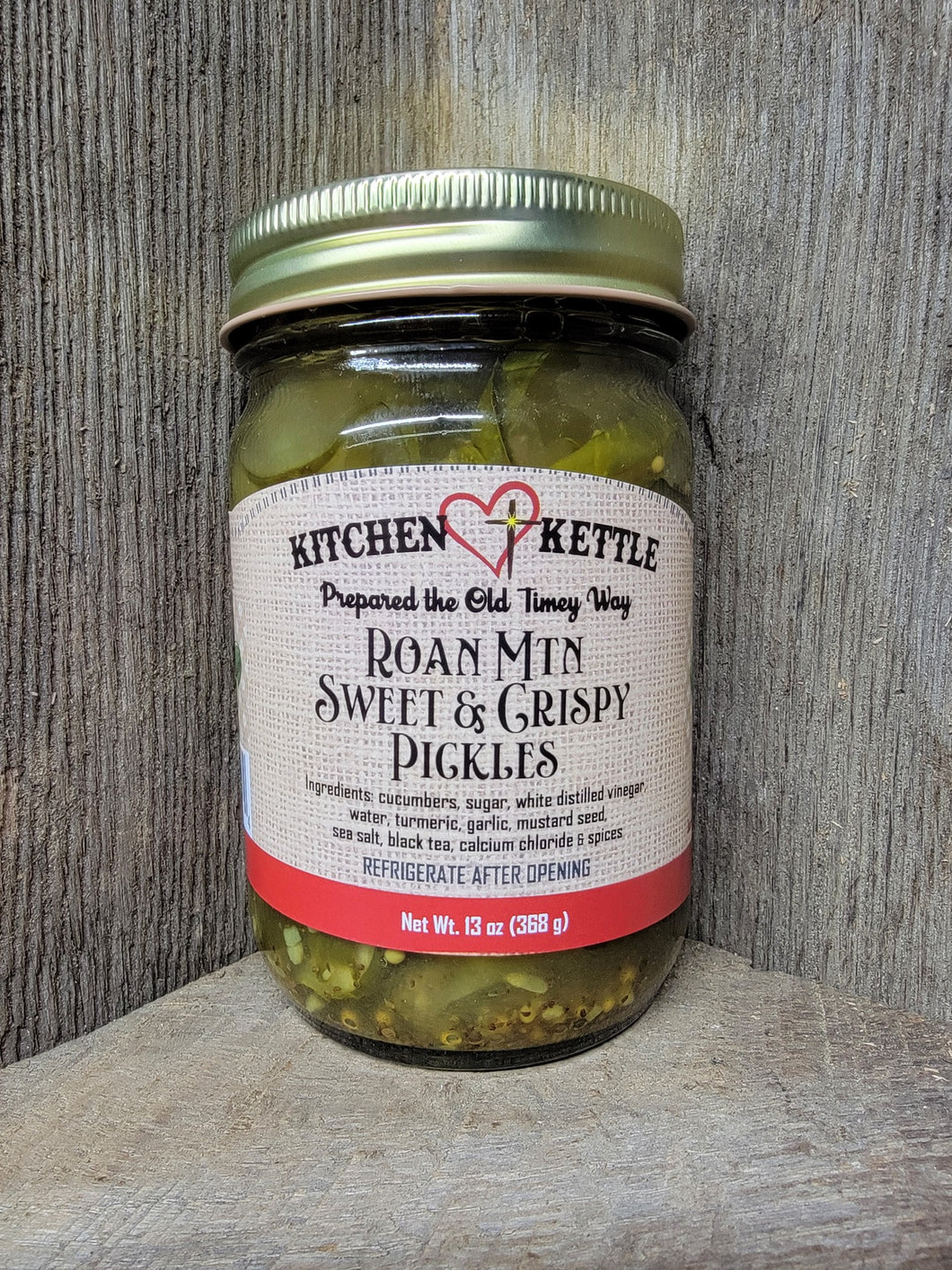 Roan Mtn Sweet & Crispy Pickles 13oz