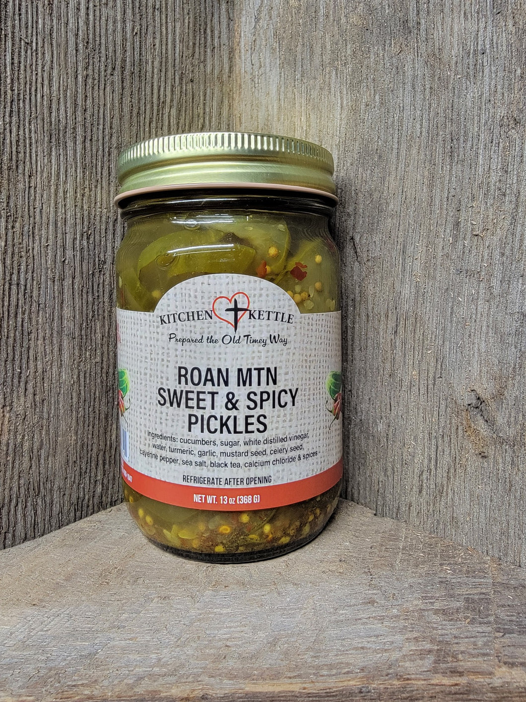 Roan Mtn Sweet & Spicy Pickles 13oz