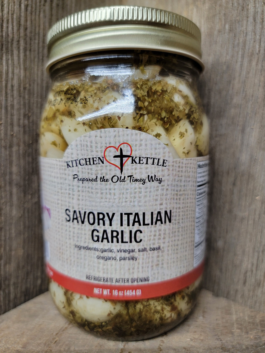 Savory Italian Garlic 16oz