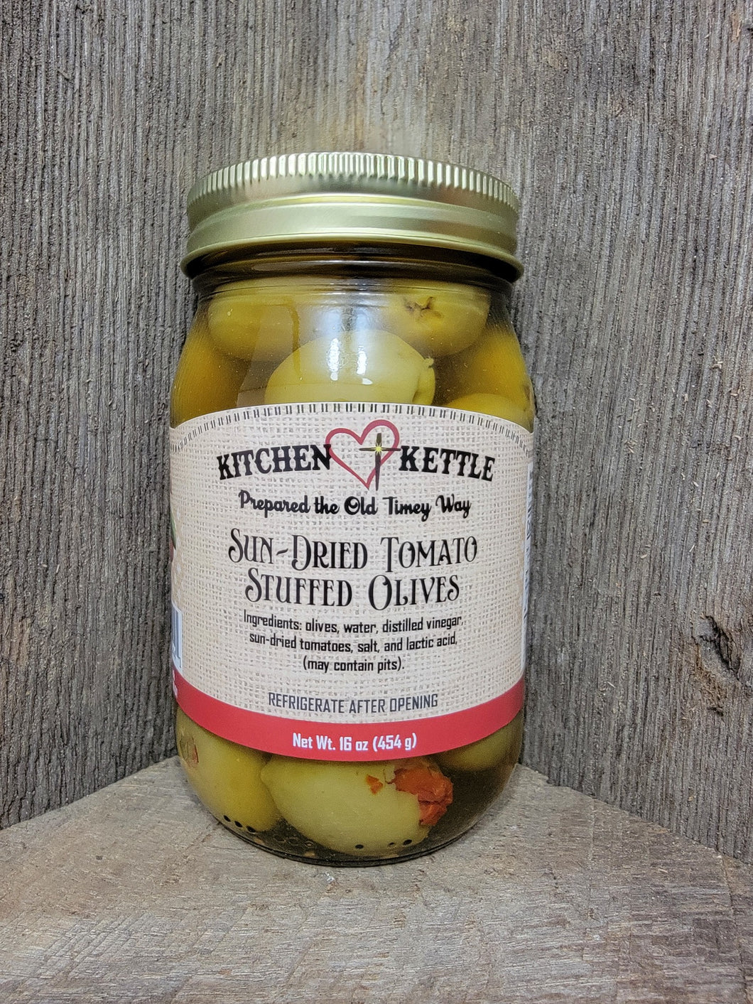 Sun-dried Tomato Stuffed Olives 16oz