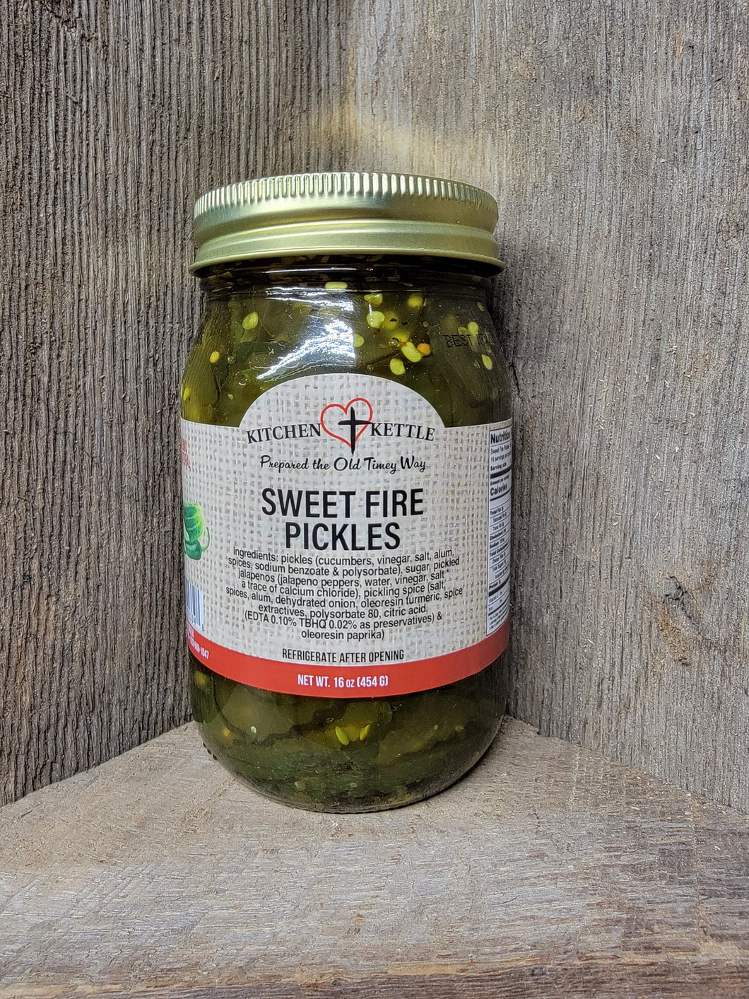 Sweet Fire Pickles 16oz