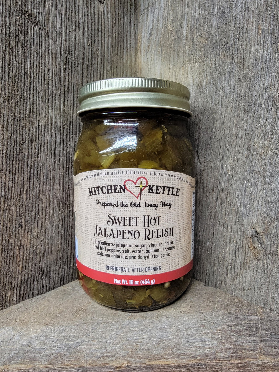Sweet Hot Jalapeno Relish 16oz