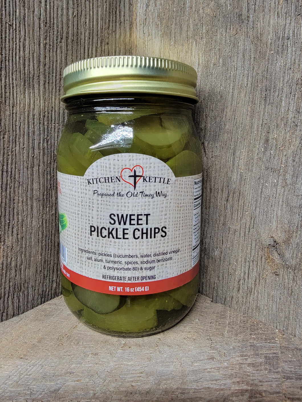 Sweet Pickle Chips 16oz