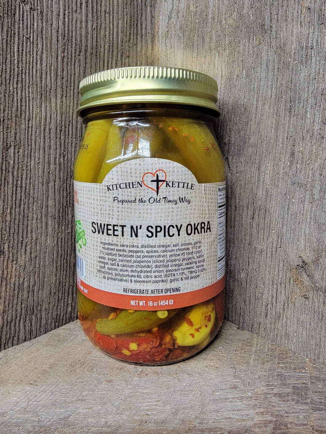 Sweet n' Spicy Okra 16oz
