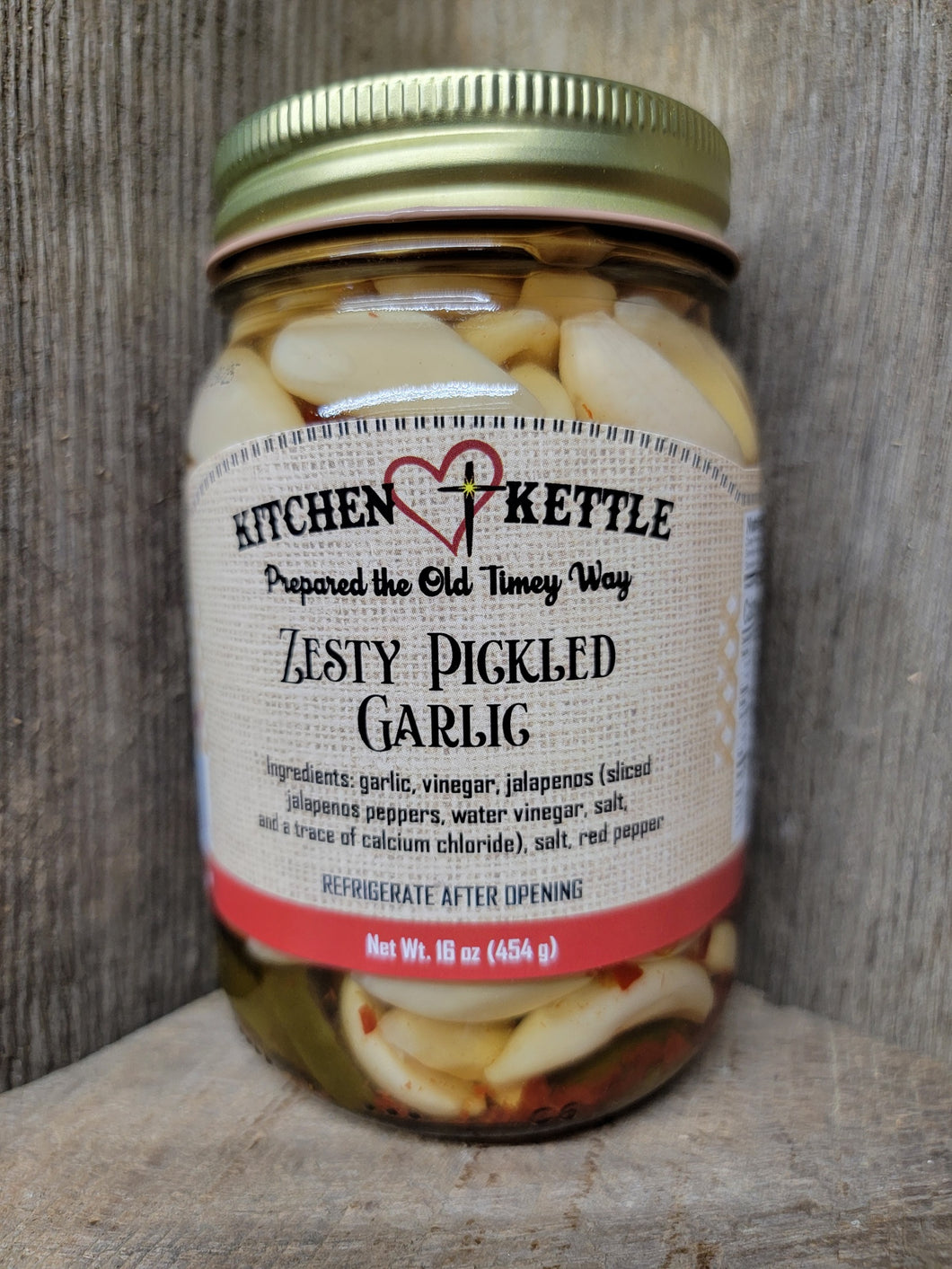 Zesty Pickled Garlic 16oz